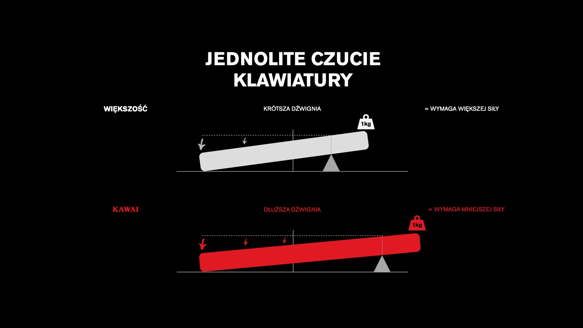 JEDNOLITE CZUCIE KLAWIATURY